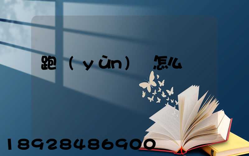 跑運(yùn)輸怎么樣