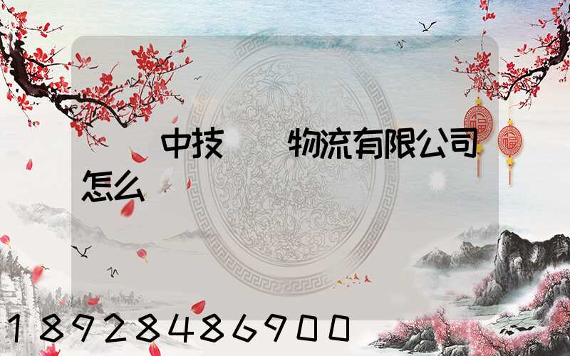 遼寧中技國際物流有限公司怎么樣